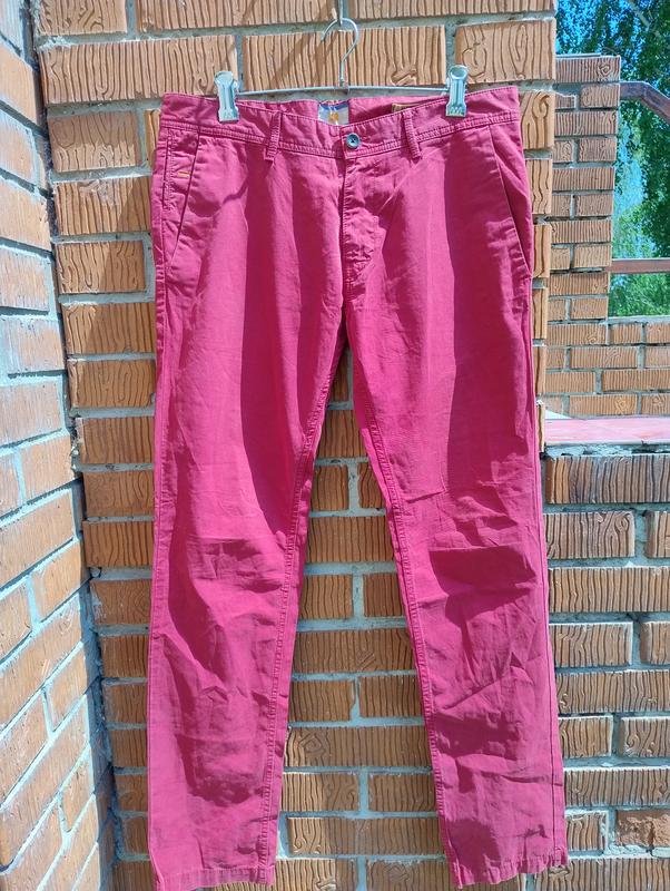 Men BOSS Orange Trousers Burgundy 34 / L / 50