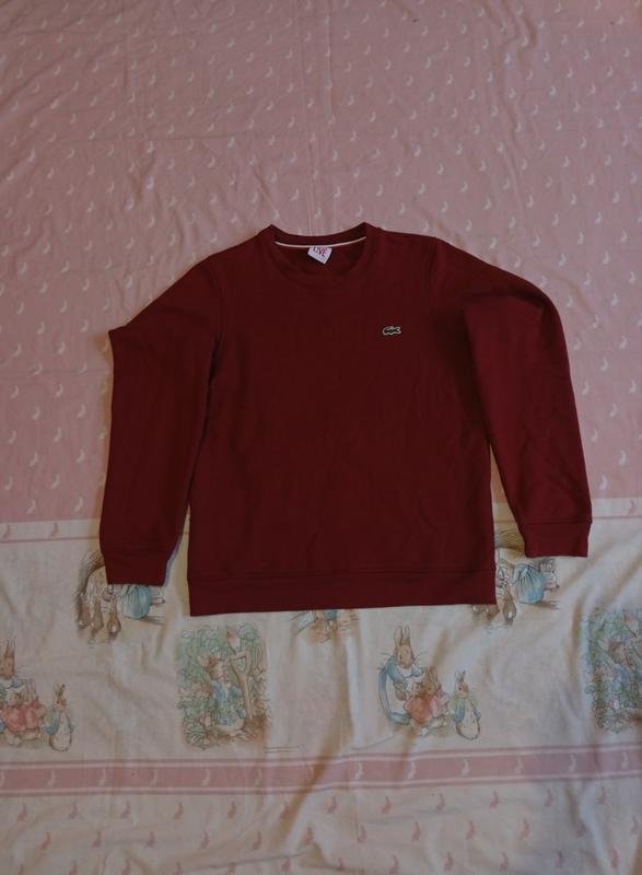 Homme Lacoste Pull Bourgogne Coton 38 / M / 46