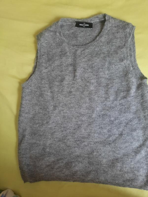 Femme Gran Sasso Gilet Gris Alpaga 36 / S / 44