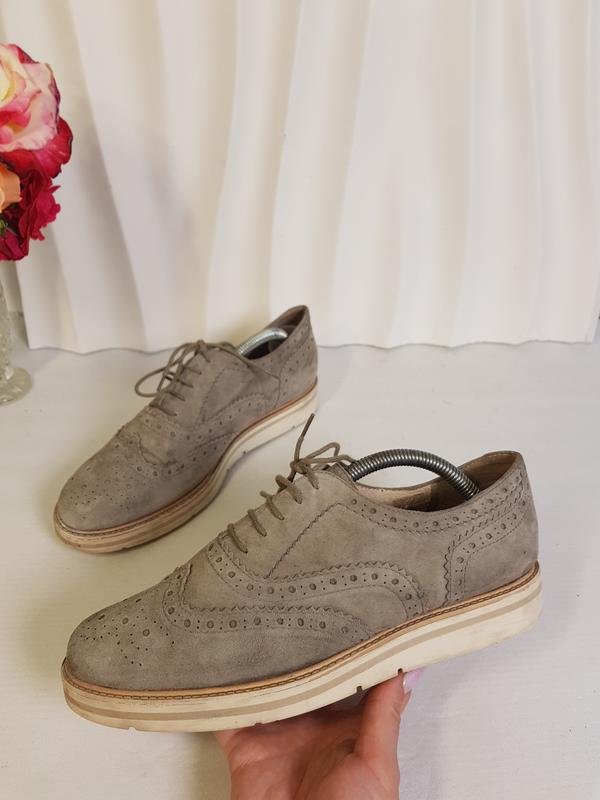 Donna GLOBUS Oxford Beige Camoscio 38