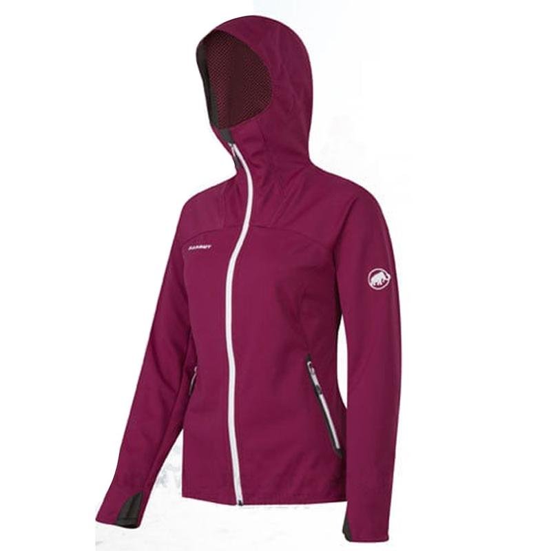 Damen Mammut Jacke Lila Polyamid 34 / XS / 42
