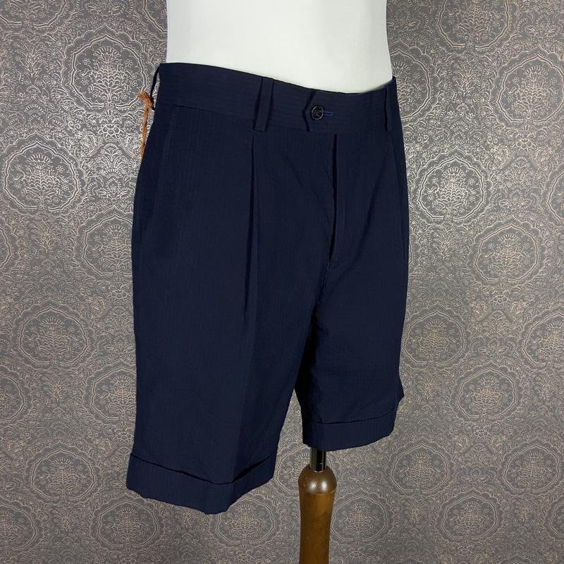 Herren Hammond & Co Shorts Marineblau Baumwolle 34