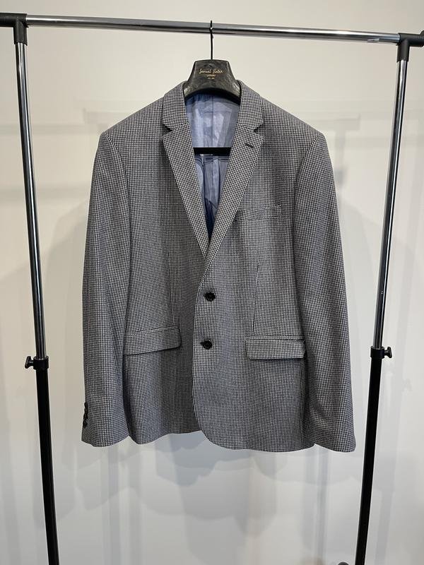 Uomo H&M Blazer Grigio Lana XL