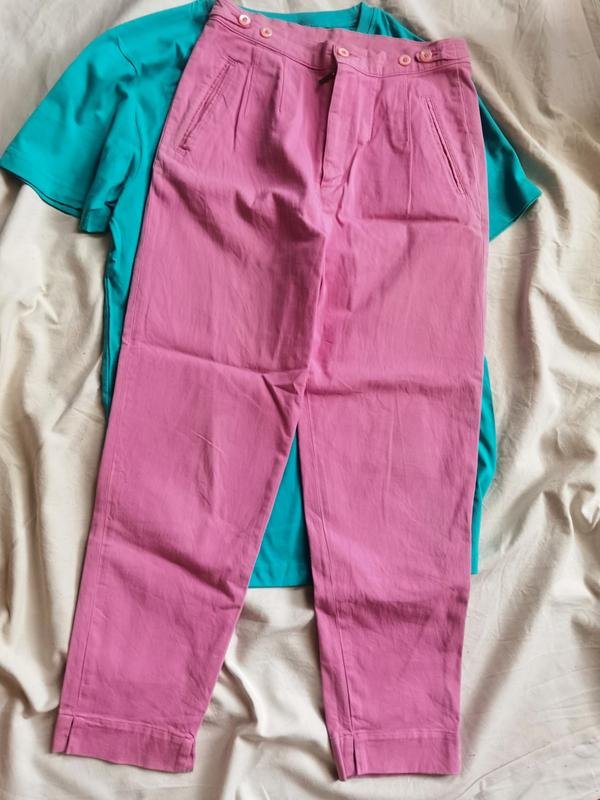 Женские Cruciani Брюки Розовые Хлопок 34 / XS / 42