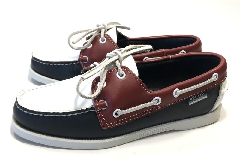 Damen Sebago Slipper Weiß Leder 38