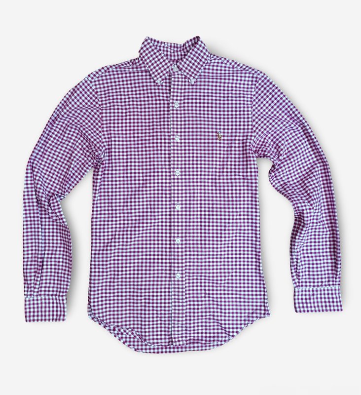 Men Polo Ralph Lauren Shirt White Cotton 34 / XS /