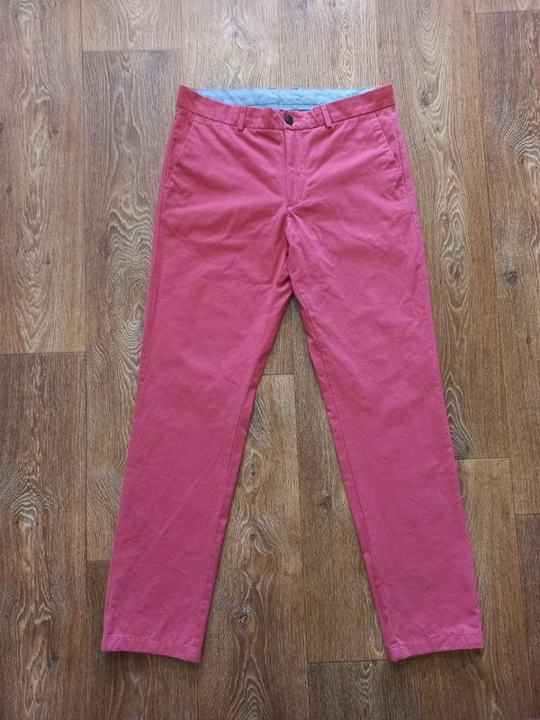 Herren Jaeger Hose Rot Baumwolle 31 / M / 44