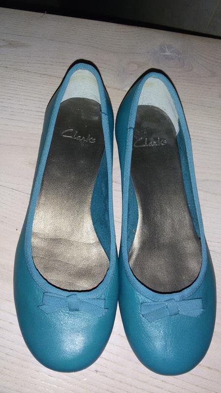 Damen Clarks Absätze Türkis Leder 37