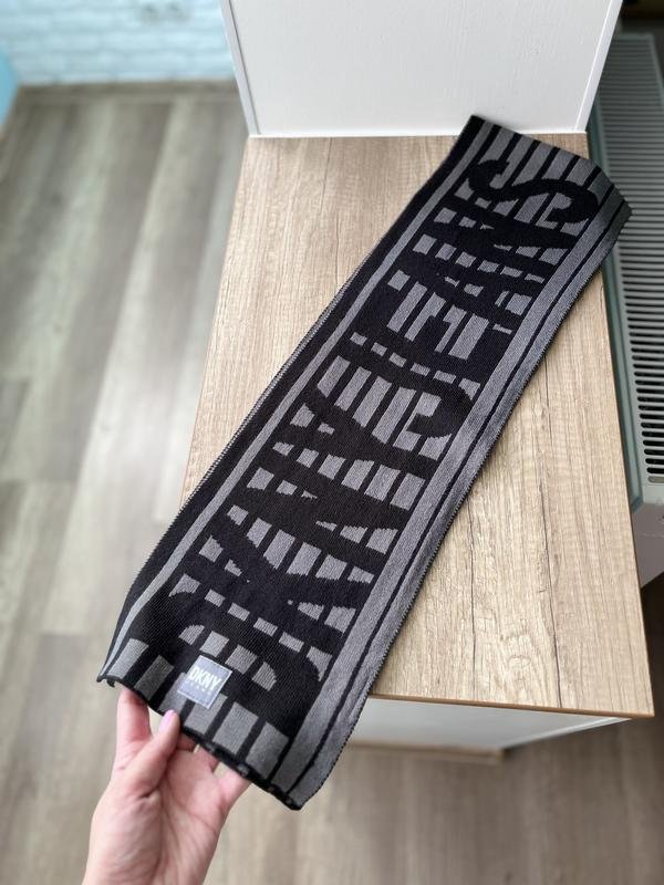 Uomo DKNY Sciarpa Grigia Acrilico