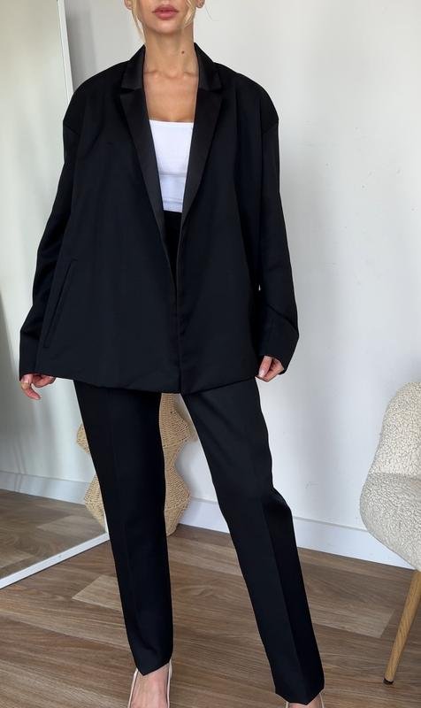 Donna Rochas Completo Nero Lana/Seta 36/S/44