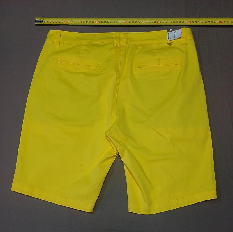 Men Decathlon Shorts Yellow Cotton 36 / XL / 50