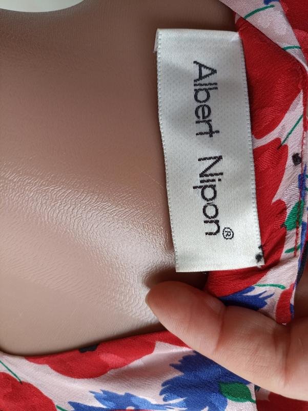 Женское Alberta Ferretti Платье Красное Шелк 40 /