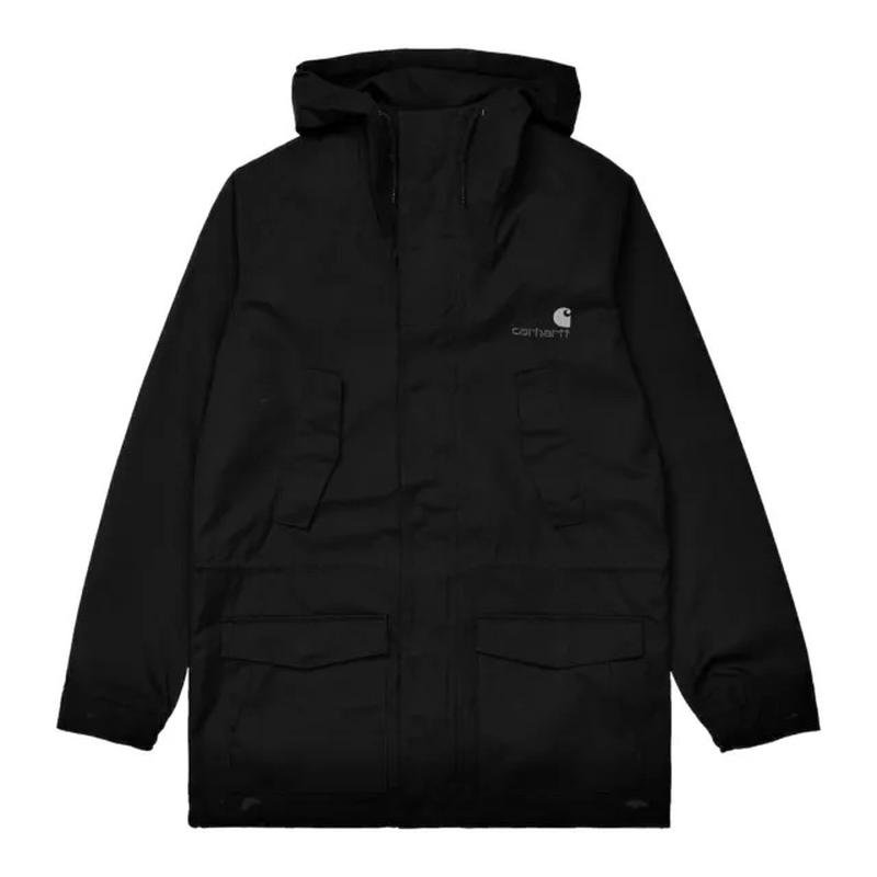 Damen Carhartt Jacke Schwarz Baumwolle 36 / S / 44