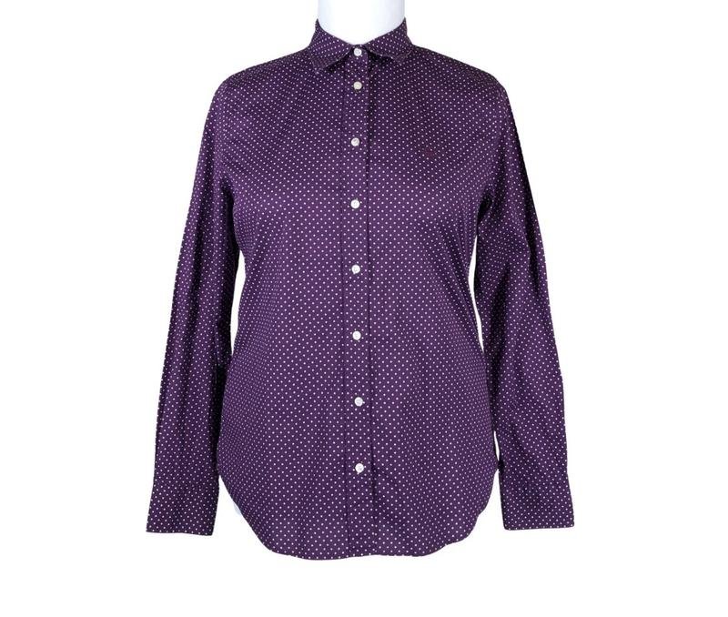 Homme Gant Chemise Violet 34 / XS / 42