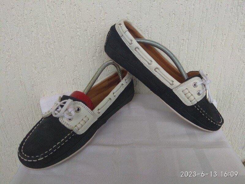 Damen Sebago Absätze Marineblau Wildleder 38