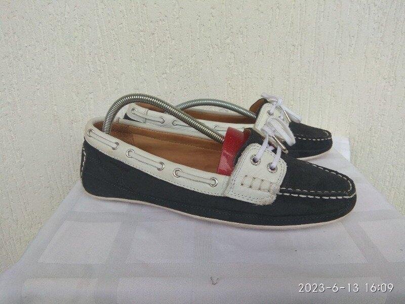 Damen Sebago Absätze Marineblau Wildleder 38