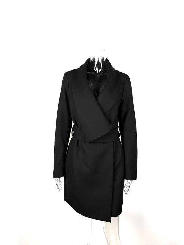 Women Paul & Shark Coat Black Wool 38 / M / 46