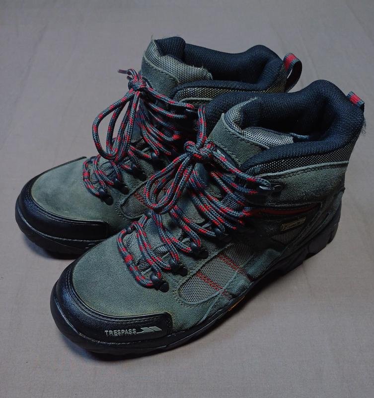 Men Trespass Boots Grey Suede 41