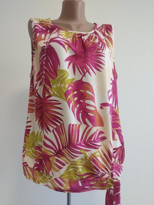 Женская Camicissima Рубашка Белая Вискоза 42 / XL