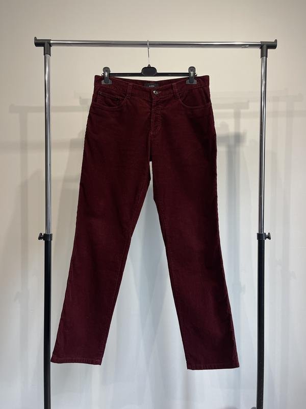 Мужские GLOBUS Брюки Бордовые Вельвет 33 / L / 48