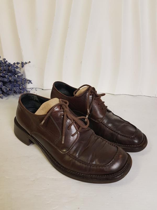 Men Vero Cuoio Heels Brown Leather 41