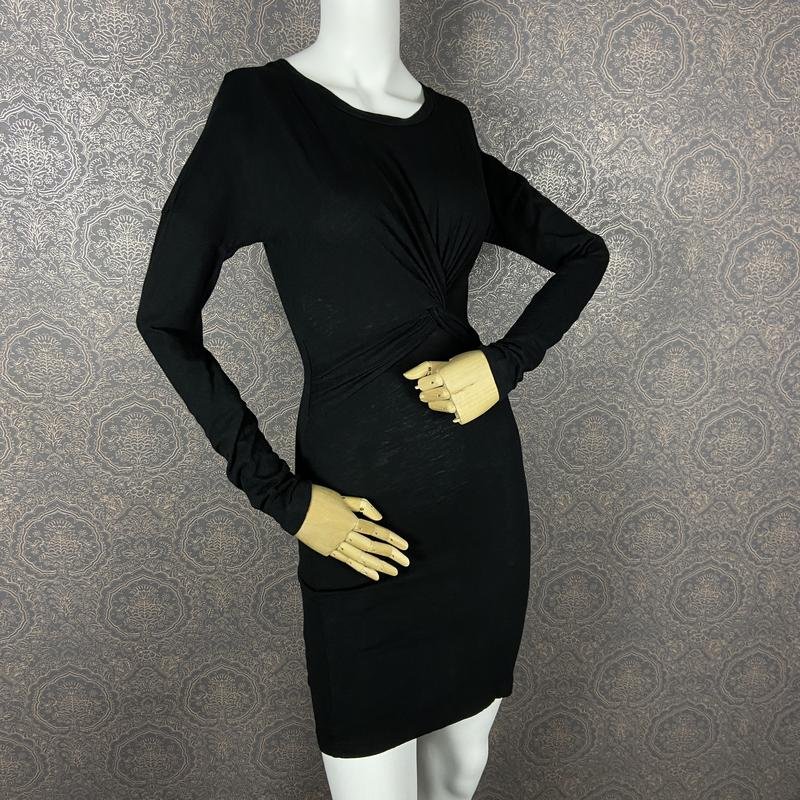 Женское AllSaints Платье Чёрный Хлопок 36 / S / 44