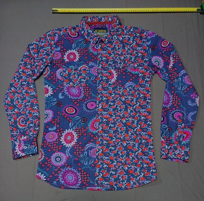 Herren Joe Browns Hemd Mehrfarbig Baumwolle 36 / S