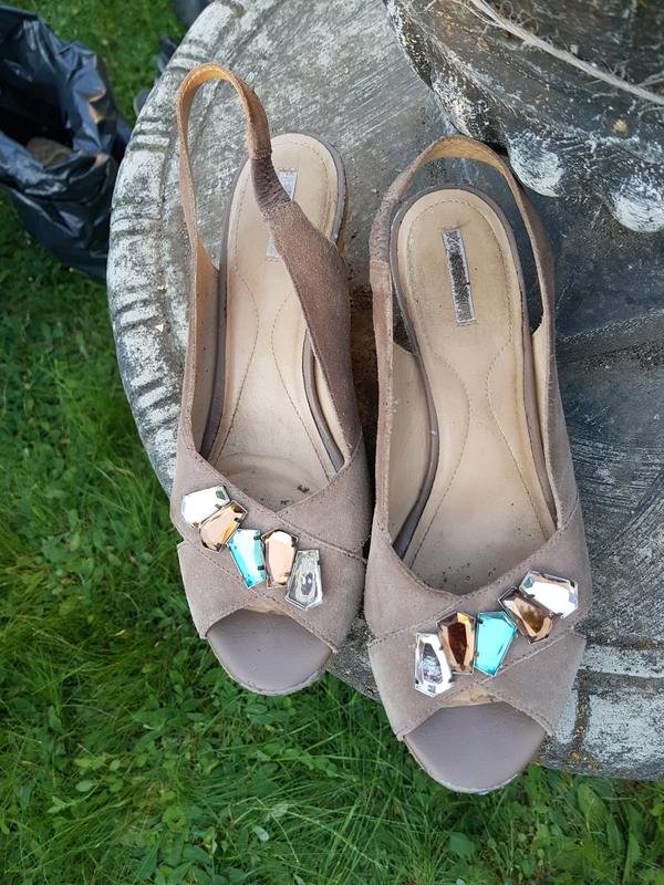Women Geox Espadrilles Beige Suede 38.5