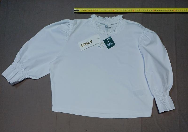 Женская ONLY Блуза Белая Хлопок 42 / XL / 50
