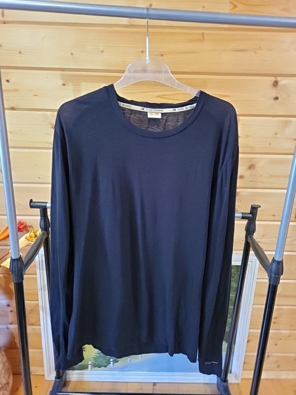 Men BOSS Orange Sweatshirt Black Cotton 40 /L / 48
