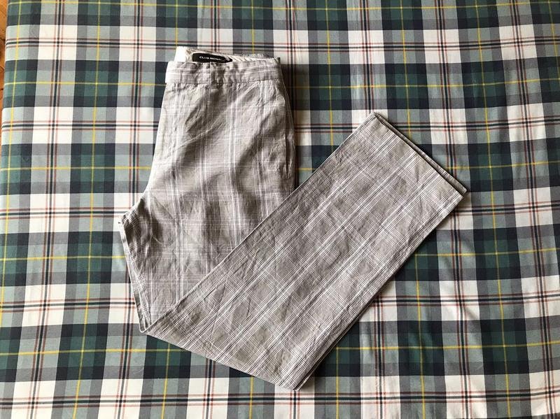 Мужские Club Monaco Брюки Серый Лен 32