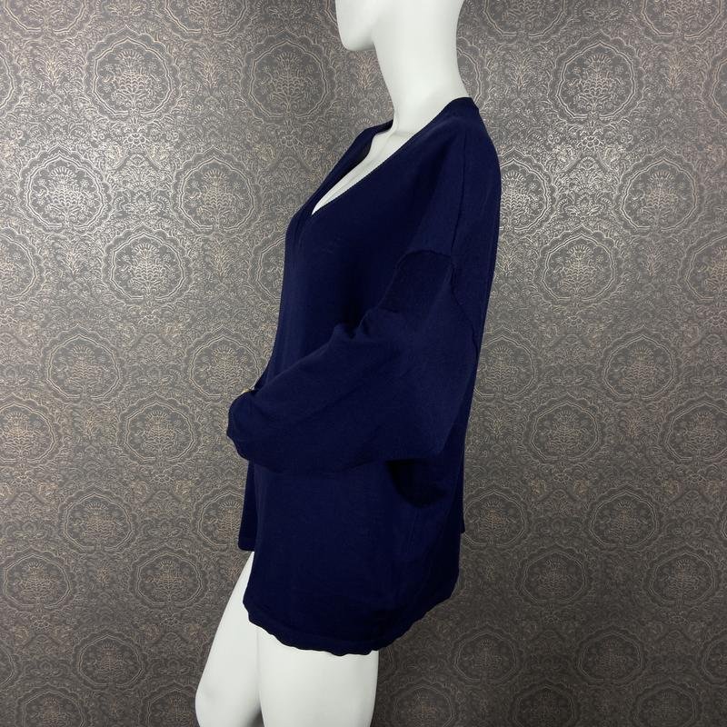 Femme Marks & Spencer Pull Bleu Marine Laine 42 /