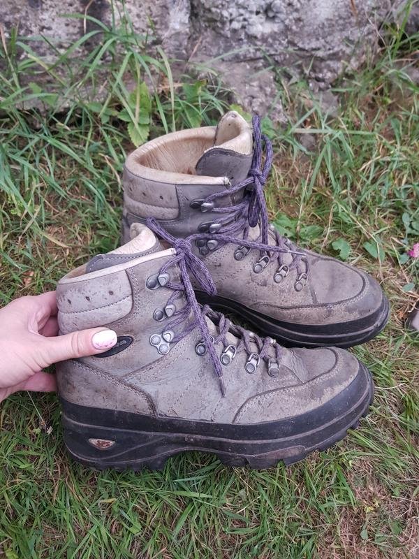 Женские Lowa Ботинки Серый Кожа 40