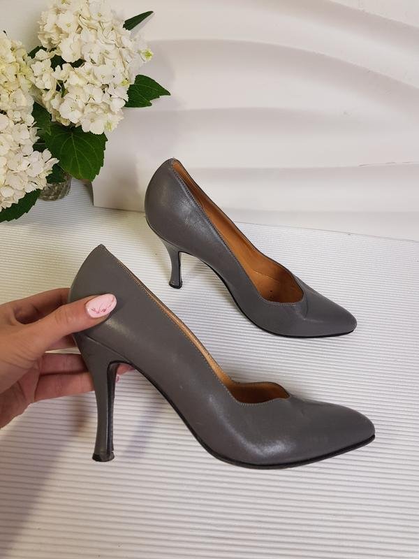 Donna Vero Cuoio Tacchi Grigio Pelle 38