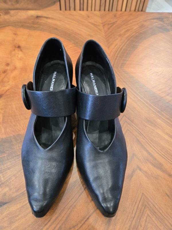Femme Halmanera Talons Noir Cuir 41