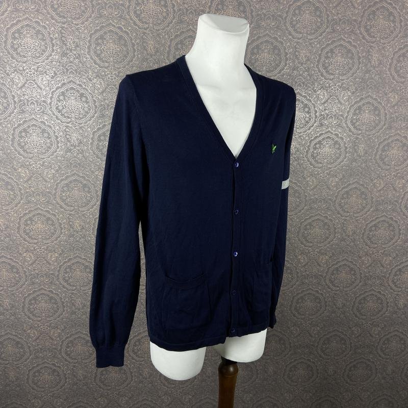 Herren Lyle & Scott Pullover Marineblau Baumwolle