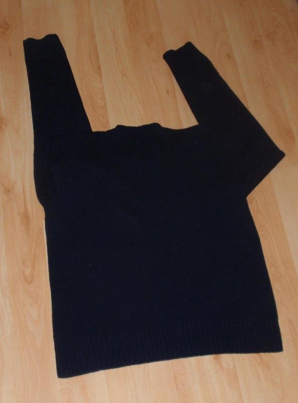 Men Polo Ralph Lauren Sweater Navy 100% Llama Wool