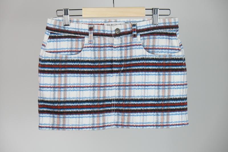 Женская See By Chloe Юбка Разноцветный Хлопок 36 /