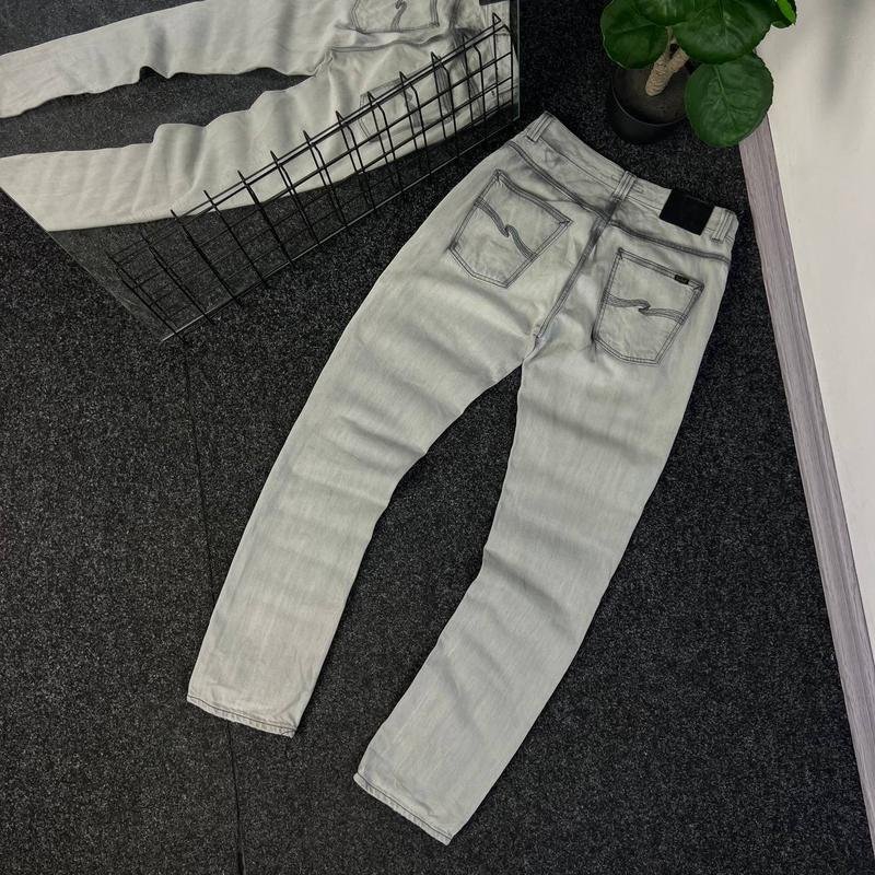 Men Nudie Jeans Jeans Grey Denim 33 / L / 48