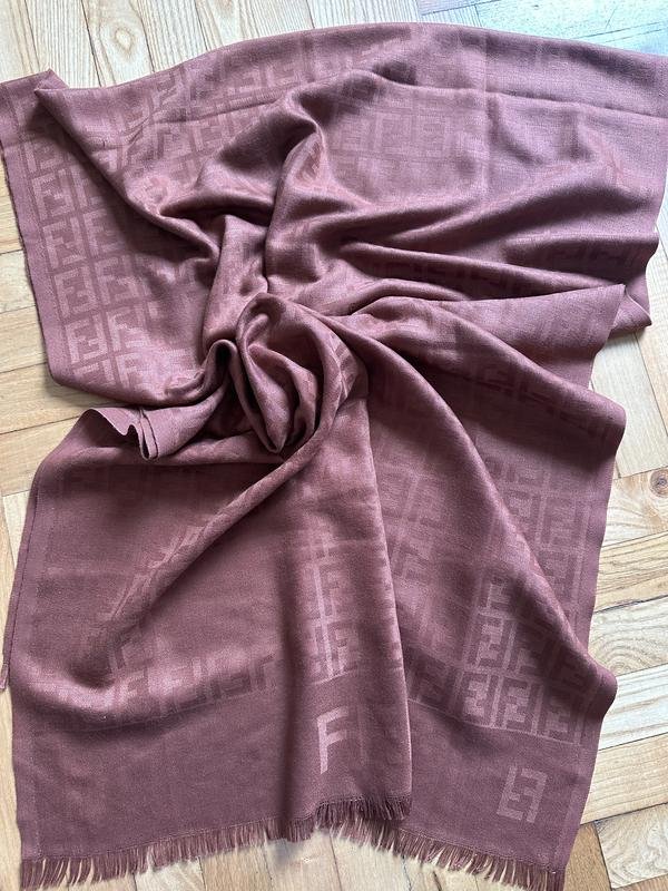 Femme Fendi Écharpe Marron