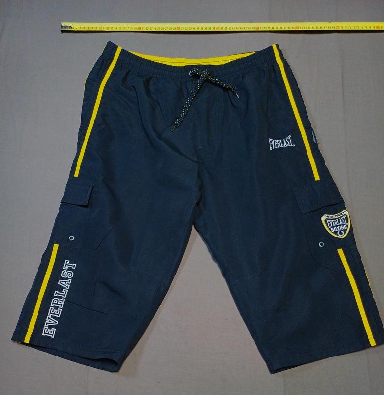 Men Everlast Shorts Black Polyester 33 / L / 48