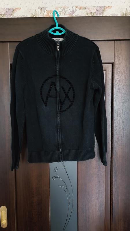 Мужской Giorgio Armani Свитер Чёрный 38 / M / 46