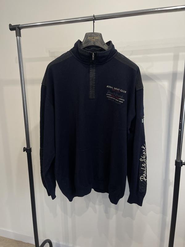 Homme Paul & Shark Pull Bleu Marine 46 / 3XL / 54