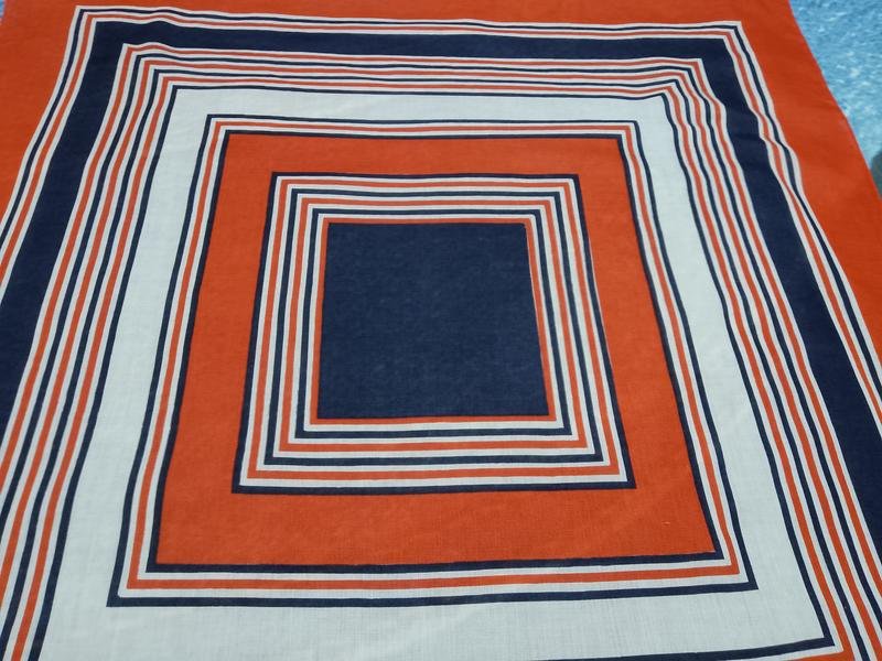 Damen Bogner Schal Marineblau Baumwolle