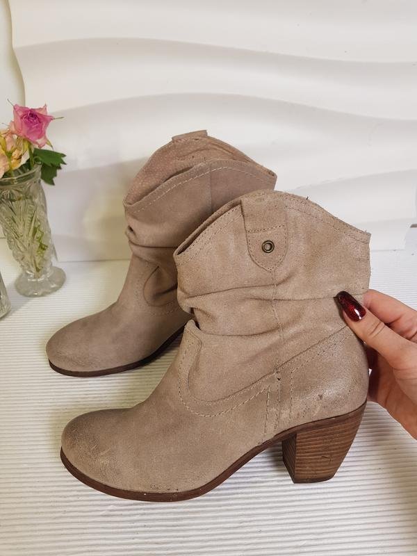 Женские Bata Сапоги Коричневый Кожа 37