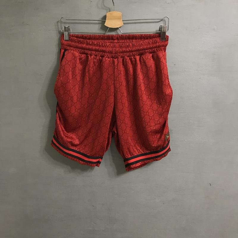 Мужской Gucci Шорты Красный Хлопок 29 / S / 42