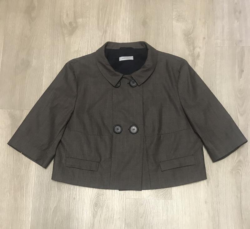 Women Rene Lezard Blazer Brown Wool 38