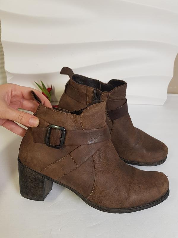 Женские Think! Сапоги Коричневый Кожа 39.5