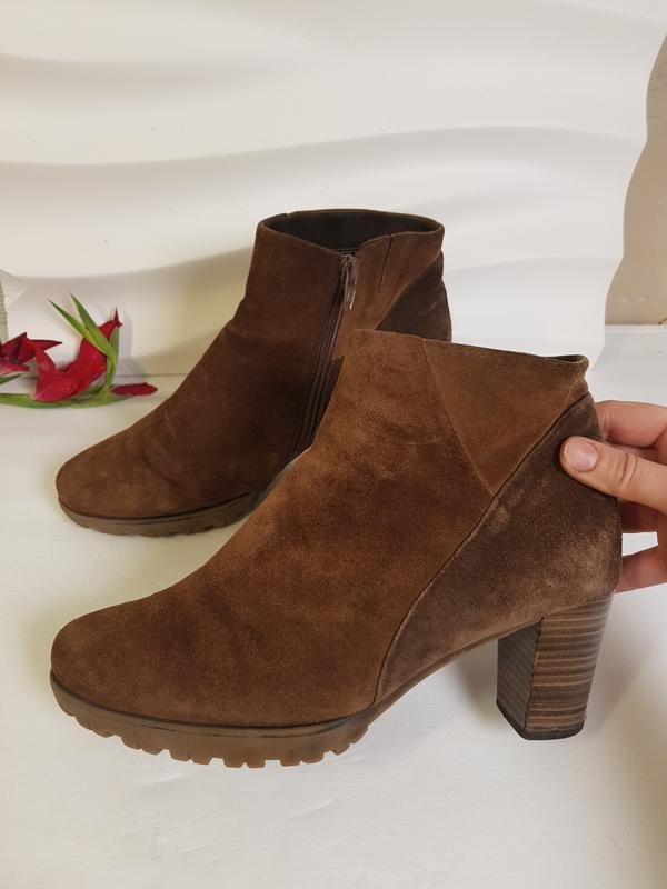 Femme Gabor Bottes Marron Suède 38.5