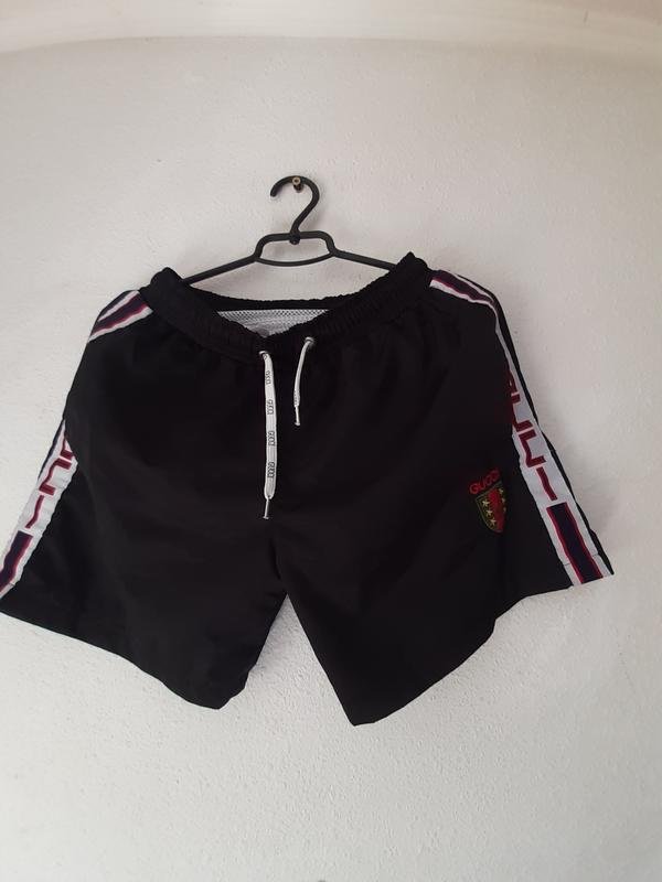 Uomo Gucci Shorts Nero Poliamide 32 / M / 46